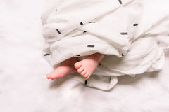 Luxury Muslin Swaddle Blanket - Brushstrokes - Little Kims