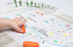 Mini Explorers Biodegradable Disposable Placemats (Pack of 20) - Little Kims