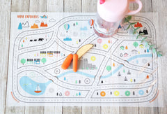 Mini Explorers Biodegradable Disposable Placemats (Pack of 20) - Little Kims
