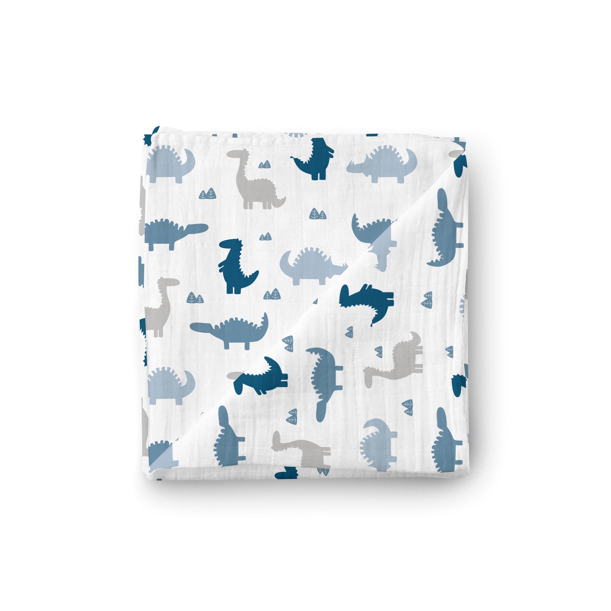 Cotton Muslin Squares 4 Pack - Dino Friends – Little Unicorn USA