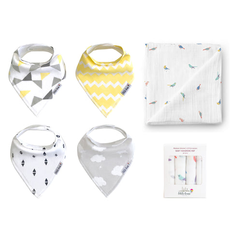 Organic Baby Handkerchiefs (Set of 8) - Adventure Bears